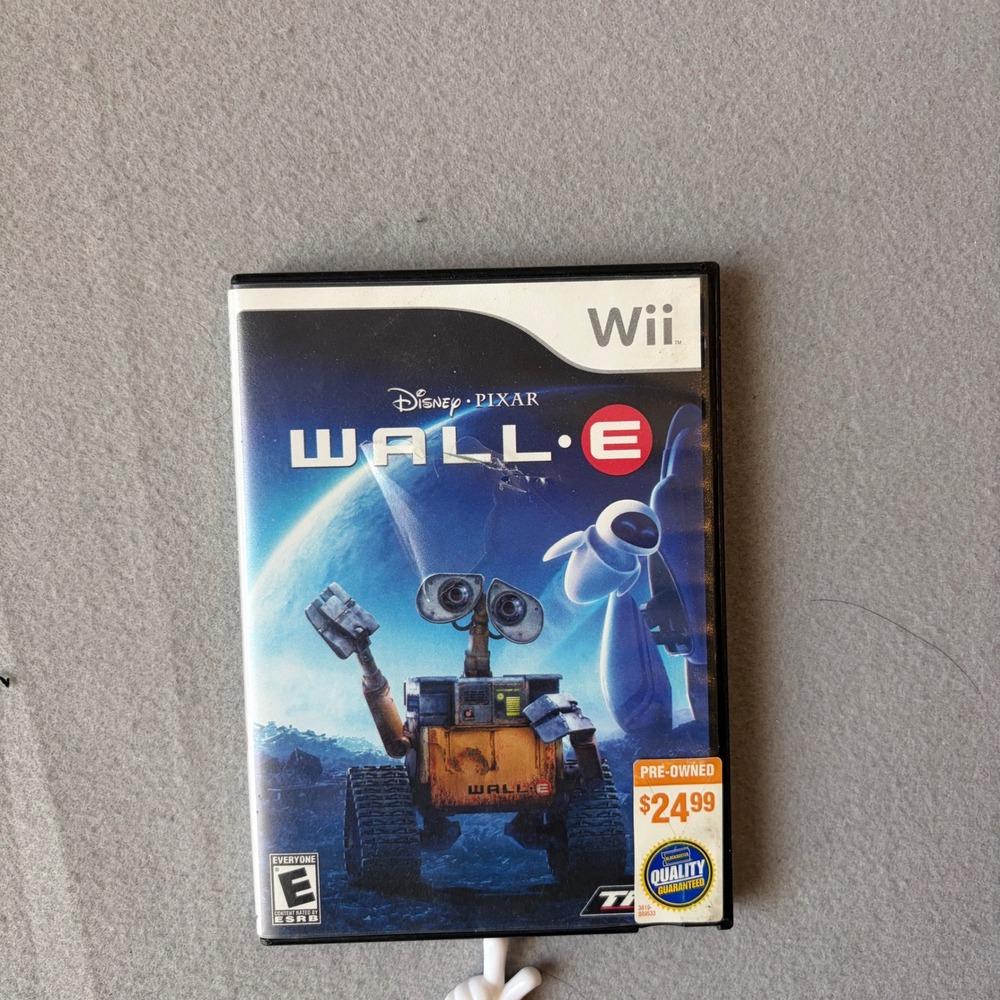 Disney Pixar Wall-E Nintendo Wii Video Game THQ RVL-P-RWAE E Rated